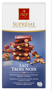 Chocolat Frey Milk and Nut Chocolate